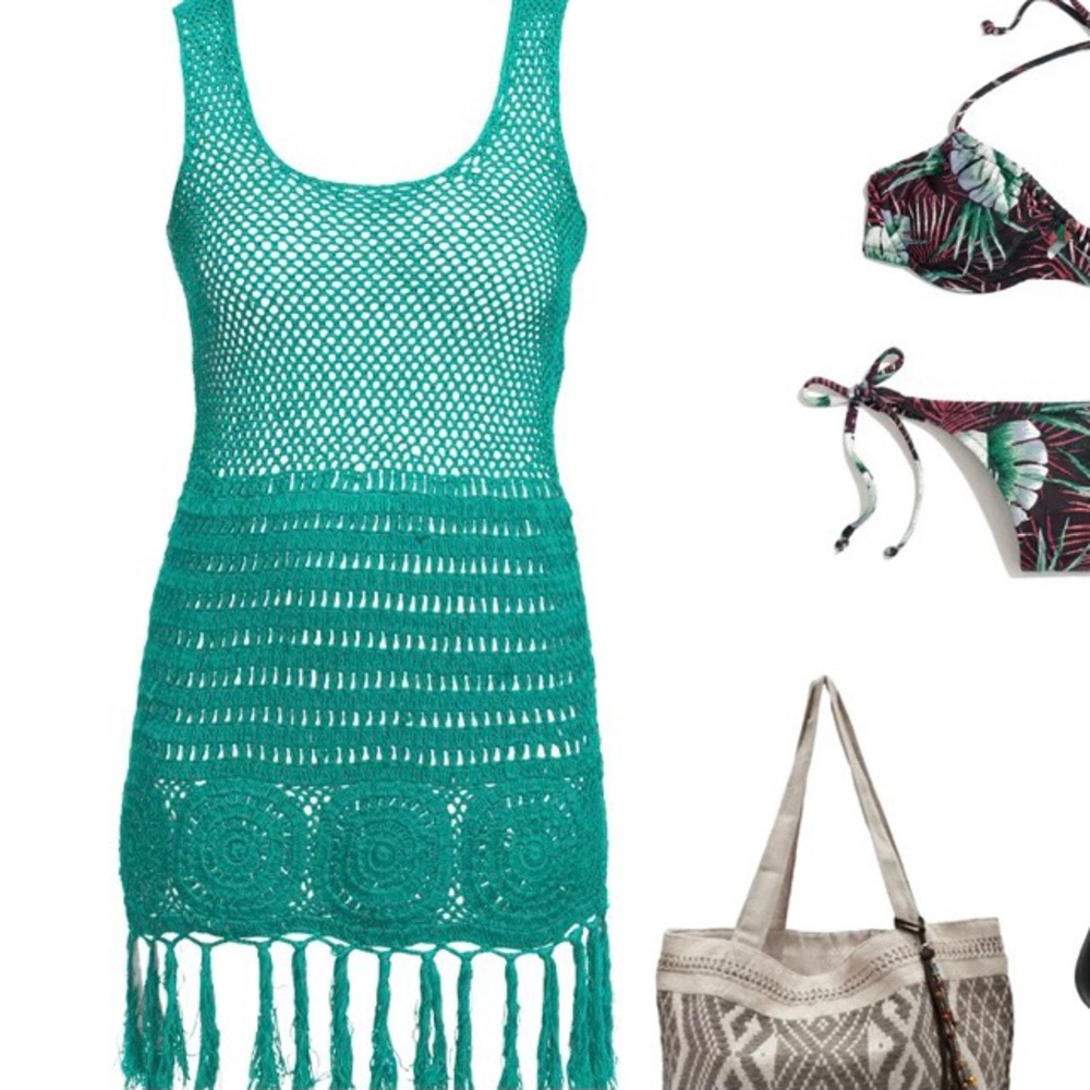 🆕 Roxy Boho Bliss Crochet Dress